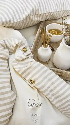 Постільна білизна Nives Bej Ранфорс Saheser pbe0051773 - фото 2