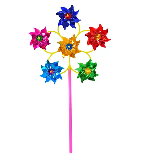 Вітрячок V2452 28 см, 6 квіточок (6902021024529) - фото 1