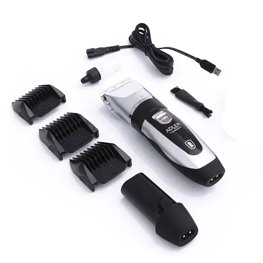 Машинка для стрижки животных Adler AD 2823 с зарядкой от USB - фото 1