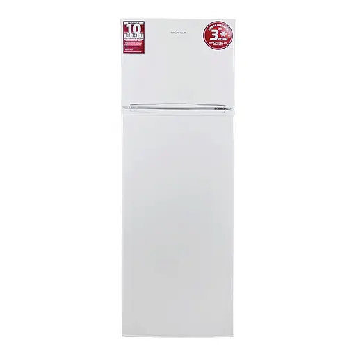Двухкамерный холодильник Grunhelm TRH-S166M55-W - фото 1