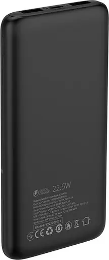 Портативная батарея Sigma X-power SI10A1Q 10000 mAh внешний акб с черным дисплеем - фото 4