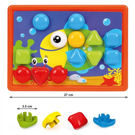 Игрушка "Мозаика Технок".6047 ТехноК, 32 элемента, в коробке (4823037606047) - фото 3