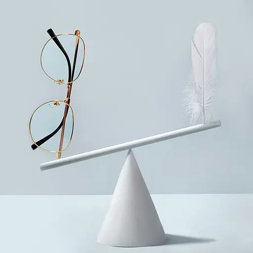 Компьютерные очки Mijia Anti-Blue Titanium Glasses (HMJ06LM) золотистые - фото 4