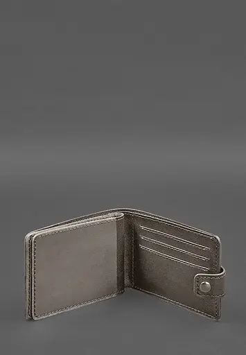 Кожаная обложка-портмоне для удостоверения участника боевых действий (УБД) Темно-бежевая - фото 4