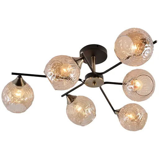 Люстра декоративна V XA1488/6 BK+AB