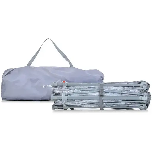 Манеж El Camino ME 1195 SWIFT 6 складной для детей 6–24 месяцев светло-серый - фото 3