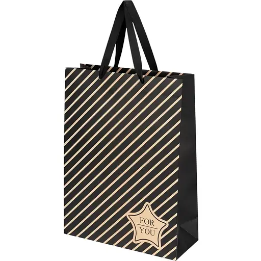 Пакет подарунковий LT-112 Чорний (2000990714541) - фото 1