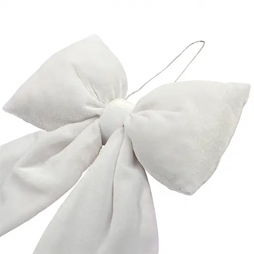 Украшение декоративное Yes! Fun Бант 24x18 см белое (975079) - фото 4