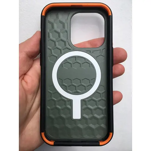 Оригінальний протиударний чохол UAG Civilian MagSafe для iPhone 14 Pro (6.1") Olive (114042117272) - фото 5