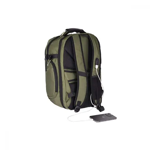 Рюкзак городской 2E Ultimate SmartPack 30L/зеленый (2E-BPT6416OG) - фото 5