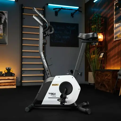 Велотренажер Trex Sport TX-500MB IRON магнітний білий - фото 2