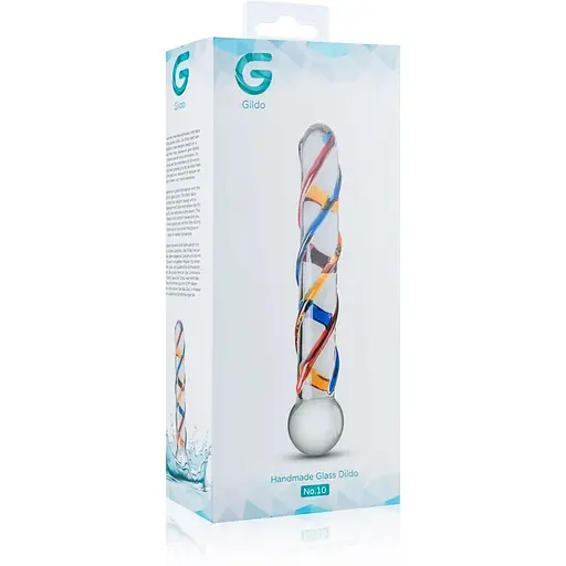 Скляний дилдо Gildo Glass Dildo No. 10 - фото 3