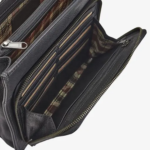 Чоловіча шкіряна сумка через плече Hill&Burry 23х25х9 см 000296280 - фото 3