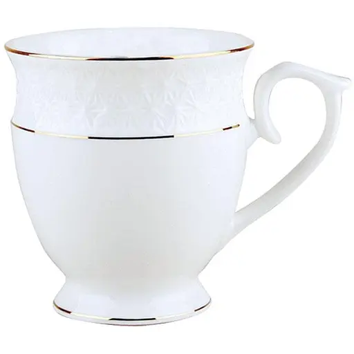 Кружка круглая фарфоровая белая Снежная Королева Interos 340 мл 554409-А