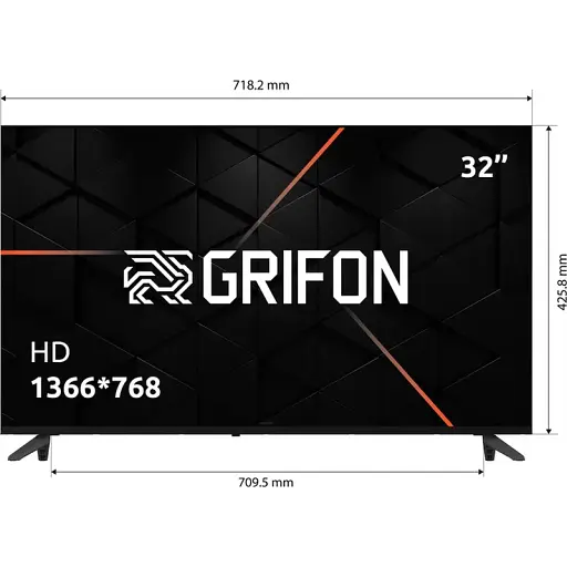 Телевізор GRIFON Diva DV32HSB - фото 2