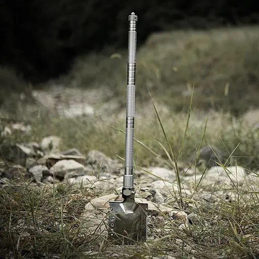 Лопата Naturehike Multifunctional outdoor shovel NH20GJ002 срібляста - фото 6