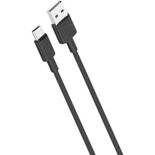 Кабель XO NB156 USB cable for micro Черный - фото 1