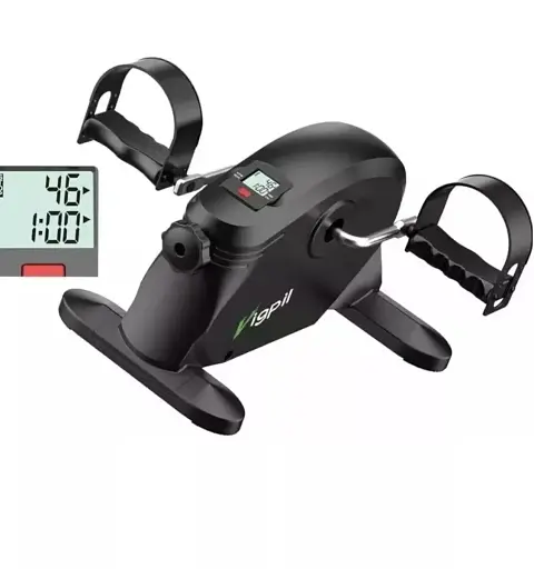 Міні-велотренажер Vigpil YZJ-206 для рук та ніг з РК-дисплеєм та регульованим опором чорний - фото 6