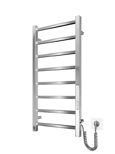 Електрична рушникосушка Mario Токіо-I 800x400/80 TR К 2.2.1705.03.P, Хром, універсальне (коннектор), Електронний - фото 1