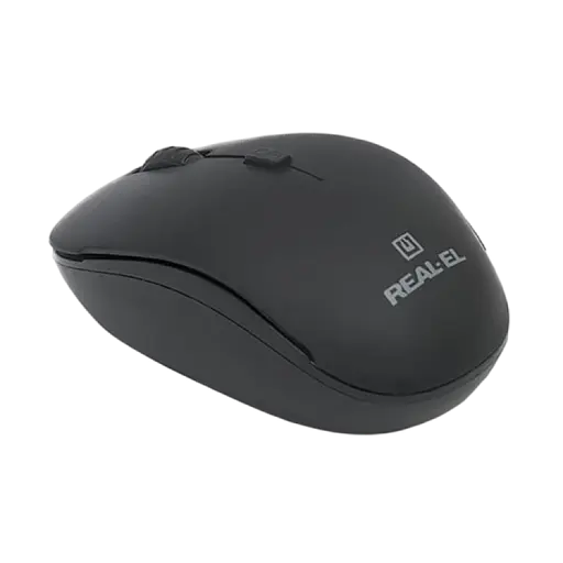 Миша бездротова Real-El RM-301 Wireless чорна - фото 2