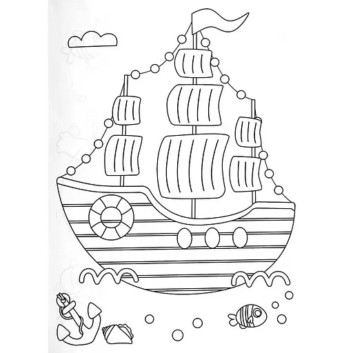 Розмальовка Vivat Тваринки в морі (1769078) - фото 4