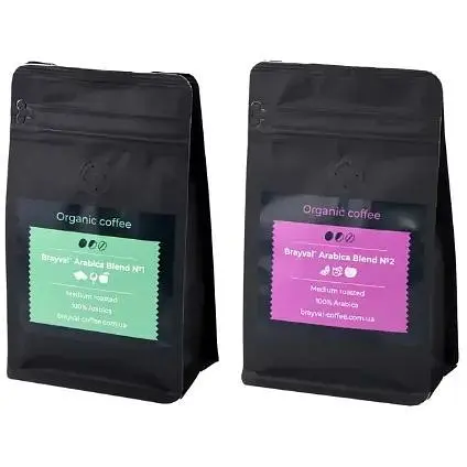 Набор кофе Арабика Brayval, 2х0.2 кг - фото 1