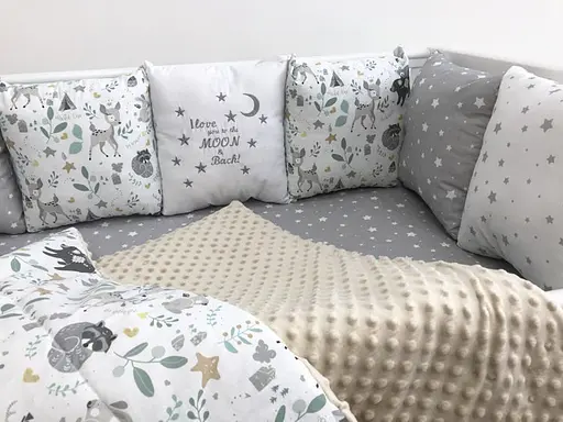 Дитячий набір Moontime у ліжечко "Звірятка" - фото 2