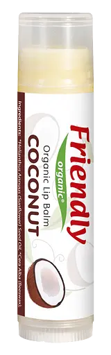 Бальзам для губ Coconut (кокос) 4.25 гр Friendly organic