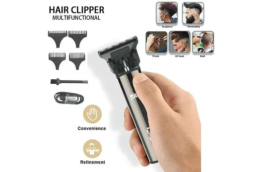 Професійна бездротова машинка для стрижки волосся DSP 90355 з LED дисплеєм - фото 3