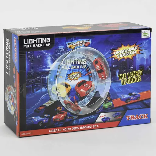 Автотрек 6688-232 машинка інерційна, світяться фари (6984424060281) - фото 1