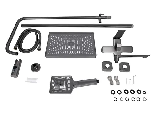 Душова система універсальна Qtap Presto Graphite QTPRE111GRP45585 - фото 8