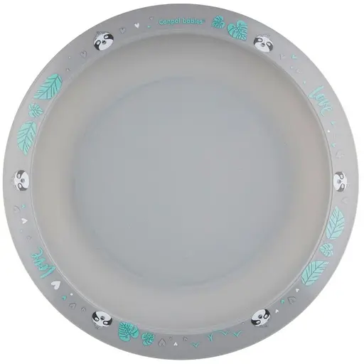 Набір посуду Canpol babies Exotic Animals з 2-х елементів сірий (56/523_grey) - фото 4