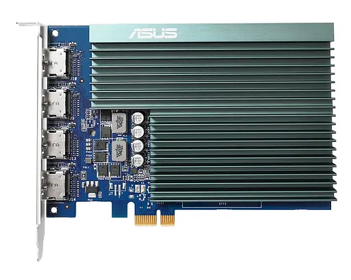 Видеокарта GeForce GT730 Asus 2Gb GDDR5 64-bit 4xHDMI 927/5010 MHz Silent (GT730-4H-SL-2GD5) - фото 3