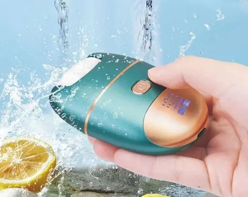 Портативна роликова пемза ENZO EN-7101 пемза для стоп електрична бездротова на акумуляторі 5 Вт Бірюзовий - фото 3