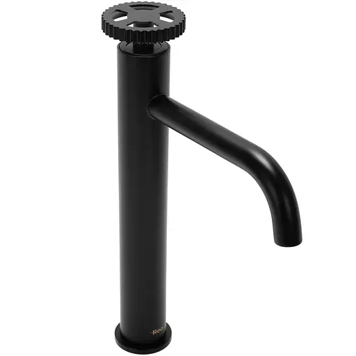 Змішувач для умивальника Rea Vertigo black чорний високий REA-B3921 Чорний - фото 1