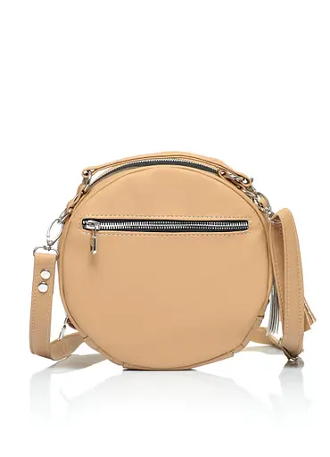 Сумка круглая кроссбоди женская Sambag 20х20х10 см sum0019270 - фото 4