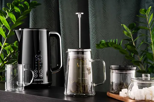 Френч-прес Ardesto Black Mars з подвійними стінками 600 мл нержавіюча сталь скло - фото 2