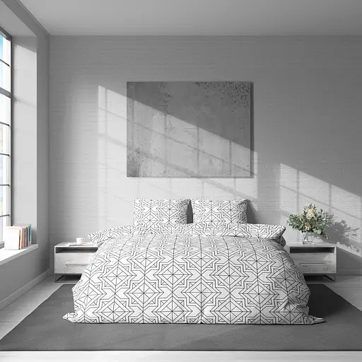 Комплект постельного белья Lelit Евро поплин L-2059/1 (le2000000325569) - фото 2