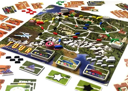 Настольная игра Tactic Отличное путешествие (The Great Tour: European Cities) (мульти) (55402) - фото 5