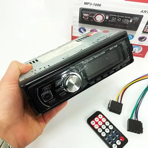 Автомагнитола MP3 1096 BT 1 DIN с LED дисплеем и пультом управления - фото 7