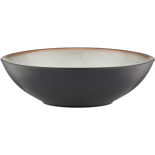 Тарілка Ardesto Bolzano супова 630 мл 18 см чорно-зелена (AR2918BM)