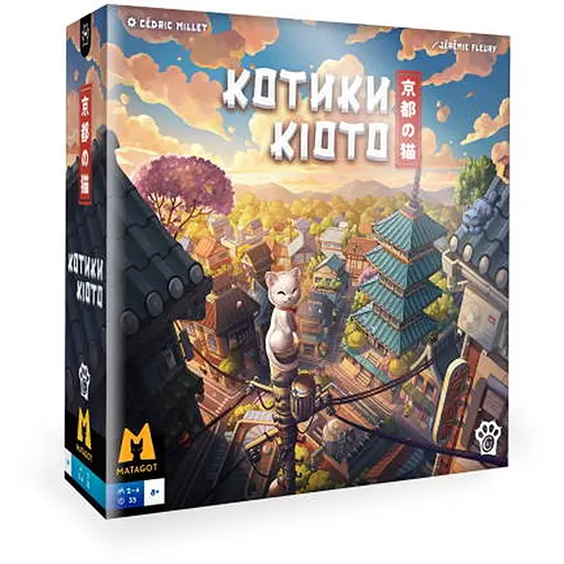 Настольная игра Woodcat Котики Киото (Kyoto no Neko) (укр.) (W0047) - фото 1