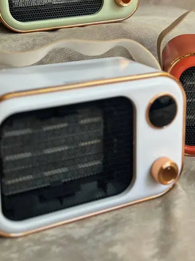 Тепловентилятор портативный с керамическим нагревательным элементом 1200 Вт Белый - фото 6