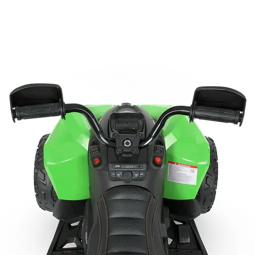 Електромобіль дитячий Bambi Квадроцикл M 5001EBLR-5 з пультом керування звуком і світлом Зелений - фото 5