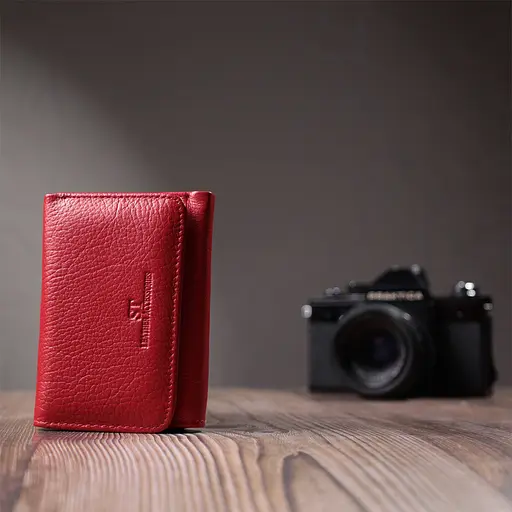 Кожаный женский кошелек ST Leather 11.5х8.5х2 см acs0029441 - фото 10