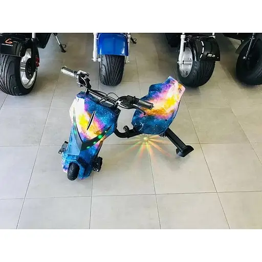 Дрифт-карт ElectrO Crazy Bug Premium 350W галактика - фото 3