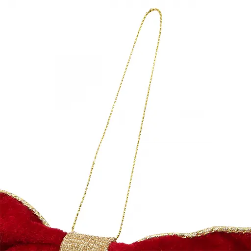 Украшение декоративное Yes! Fun Бант 19x16 см бордо (975077) - фото 2