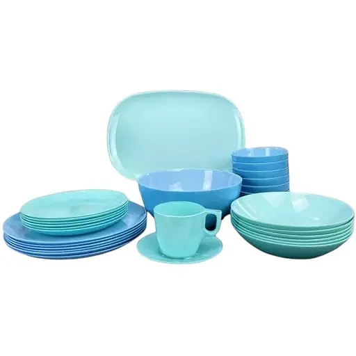 Сервіз столовий 38 предметів Luminarc Diwali Light Turquoise & Light Blue (Q0004)