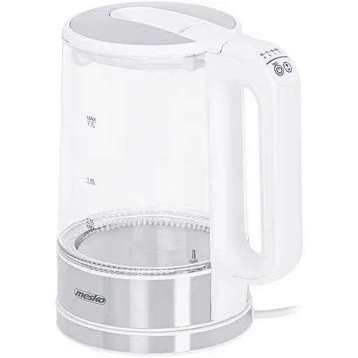 Электрочайник Mesko MS 1301 white 1850-2200Вт 1.7л - фото 3