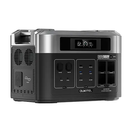 Портативна зарядна станція OUKITEL BP2000E PRO (2048 Вт·год / 3600 Вт) (42-00171) - фото 3